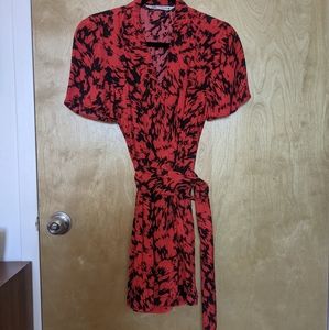 Sultry Black and Red Romper/Never Worn!